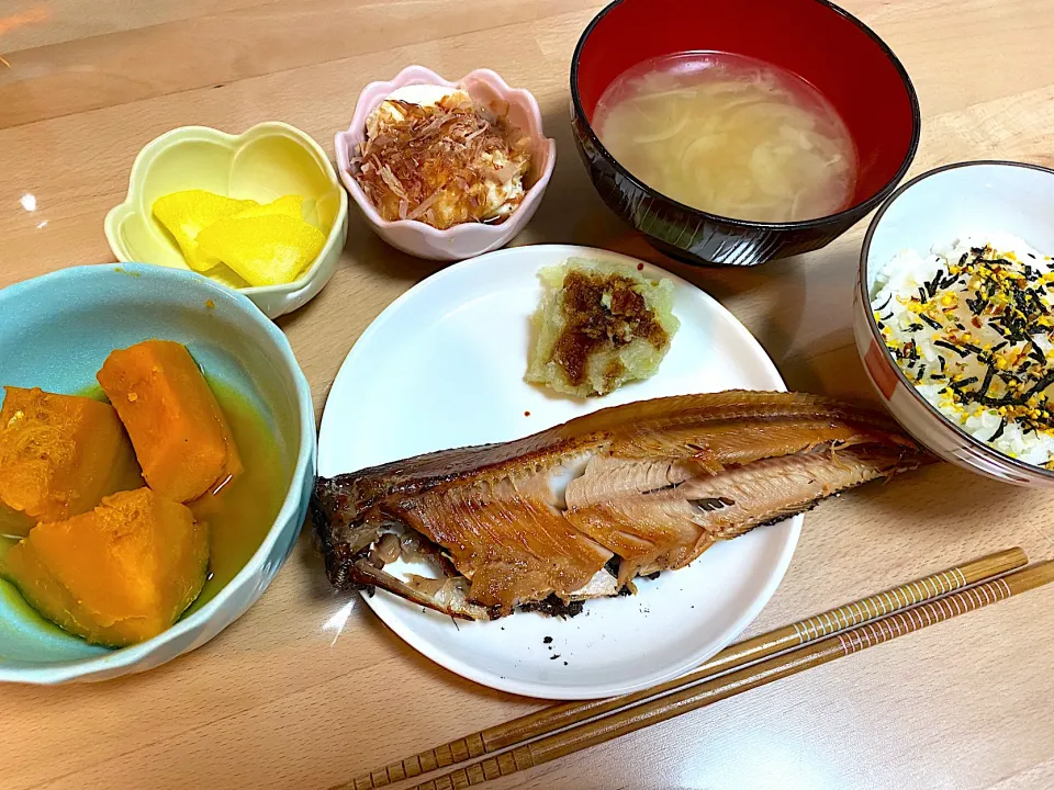 みりん干しほっけ🐟定食😊|かおちゃんさん