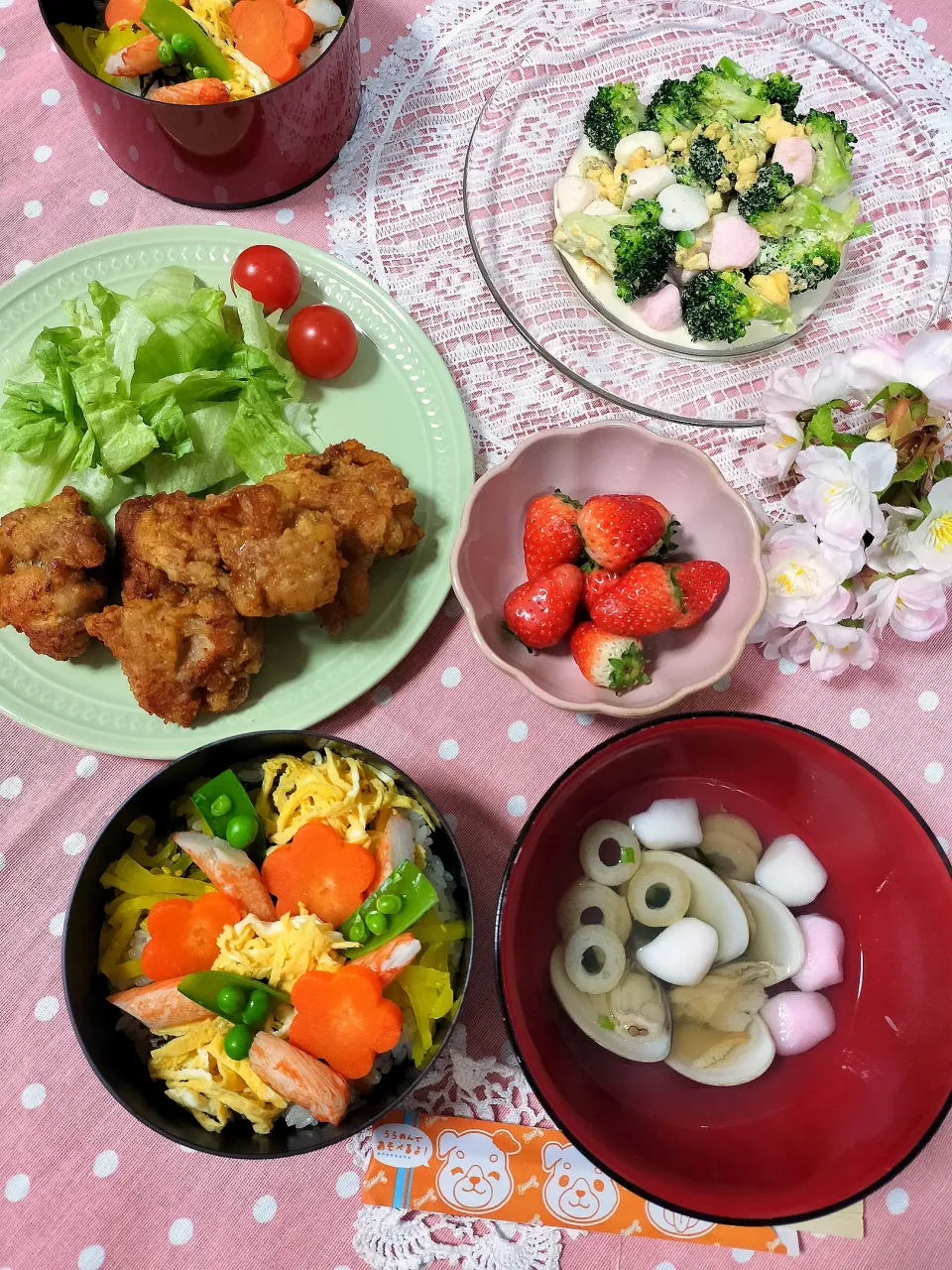 イベントご飯　　ひな祭り🎎|4mamaさん