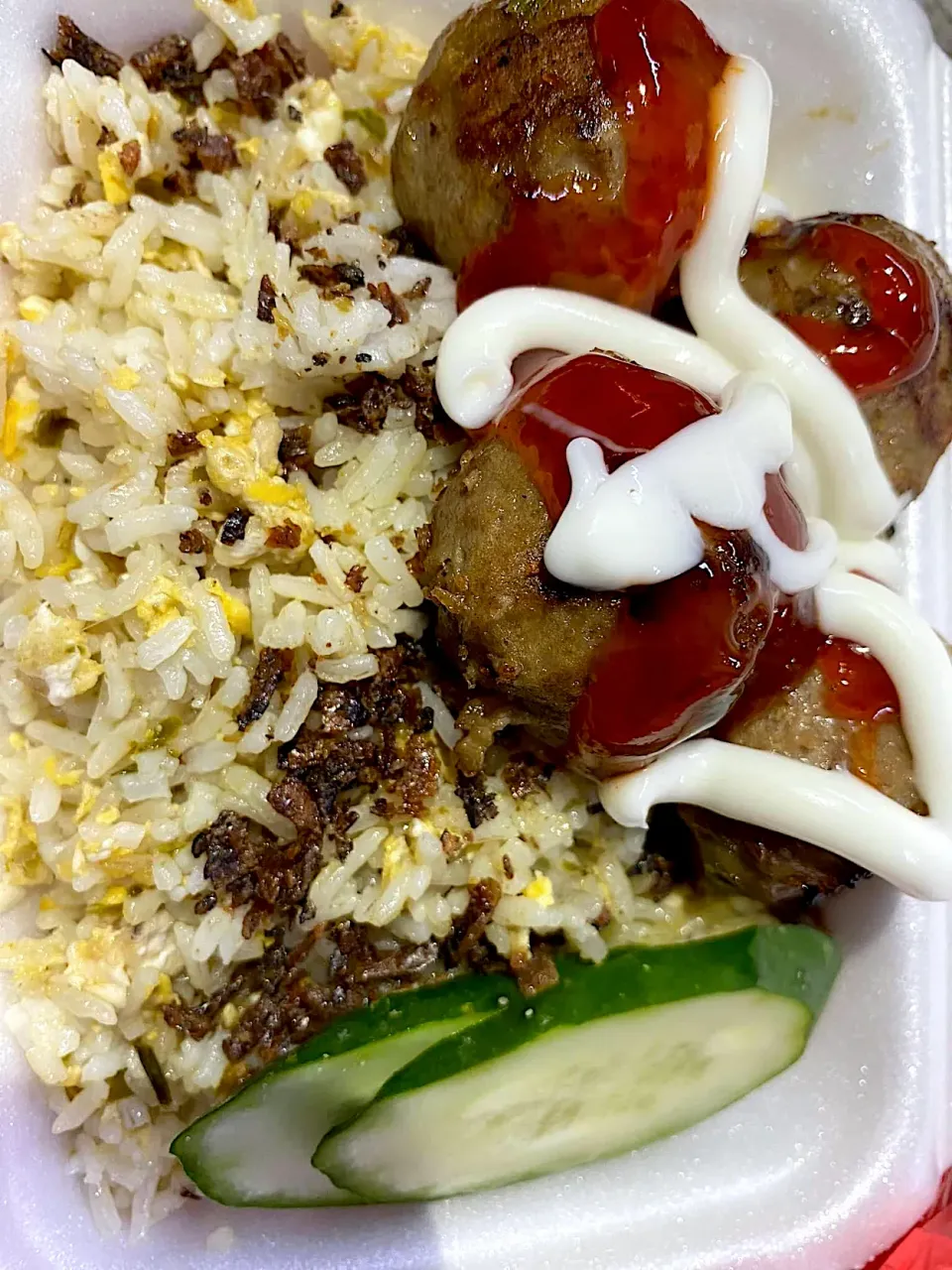 MEATBALL fried rice|Malaysian Street Foodさん