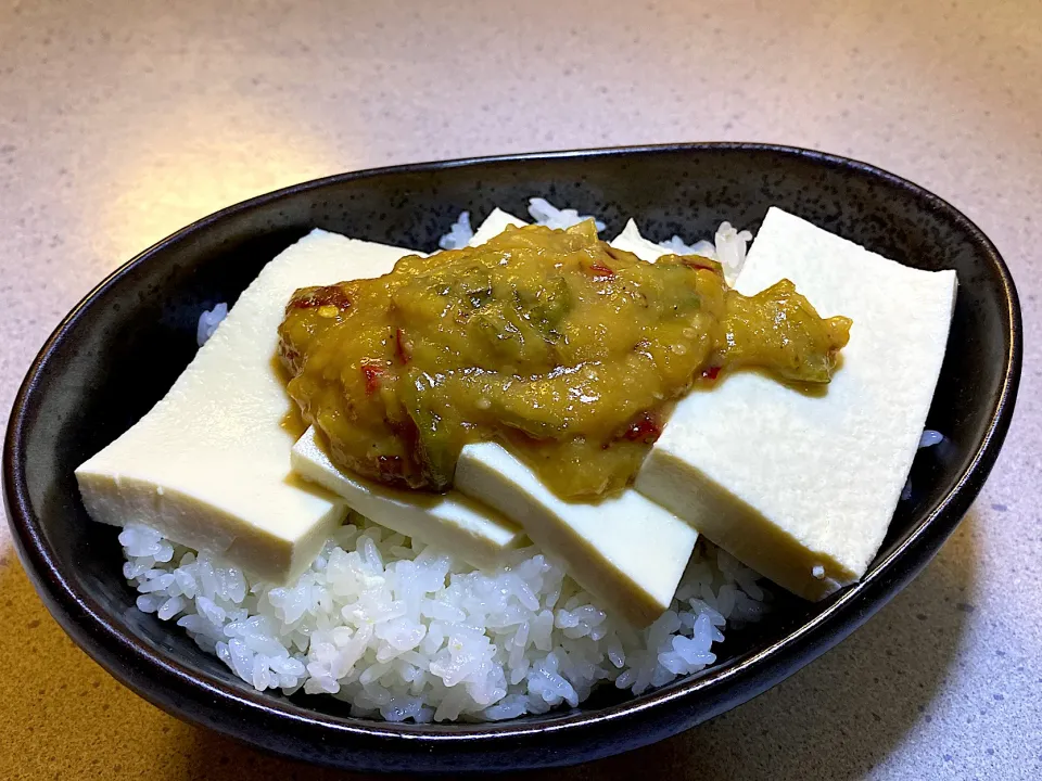 ネギ味噌の豆腐丼|依神姉妹の節約ずぼらレシピちゃんねるさん