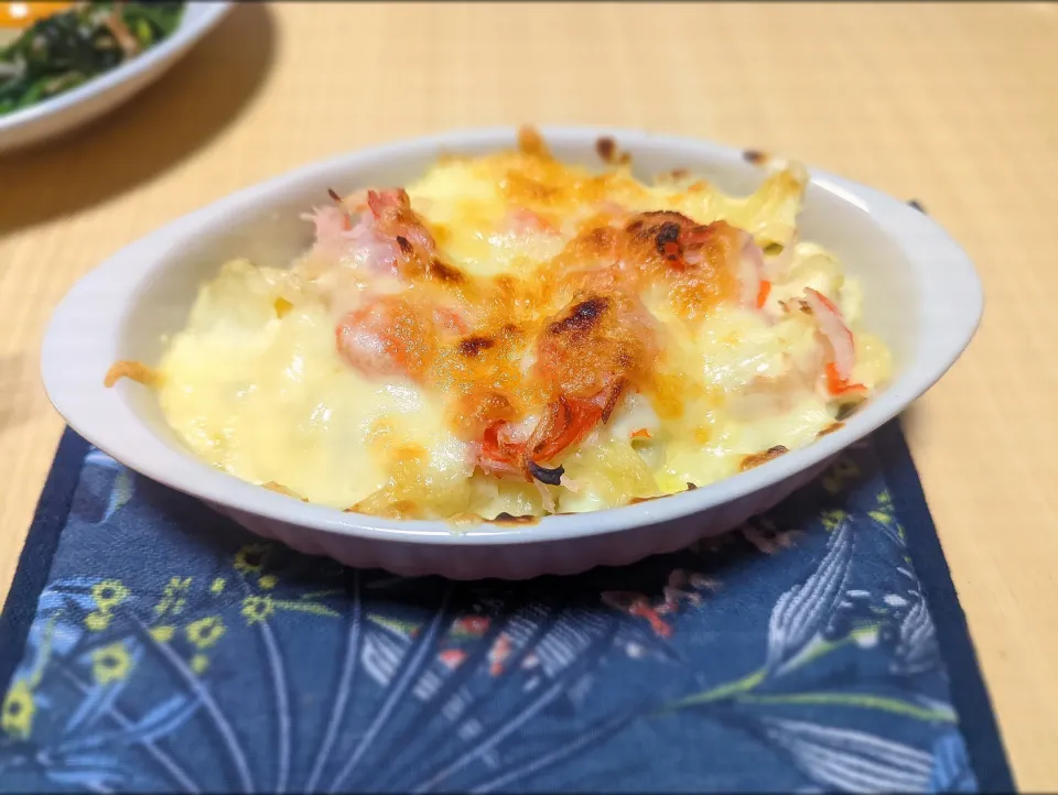 ゆうぽん特製グラタン🦀|滑舌の悪いエミネムさん