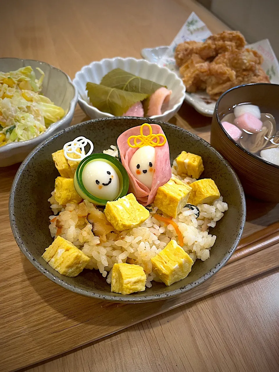 Snapdishの料理写真:ひな祭り御膳|シナモンさん