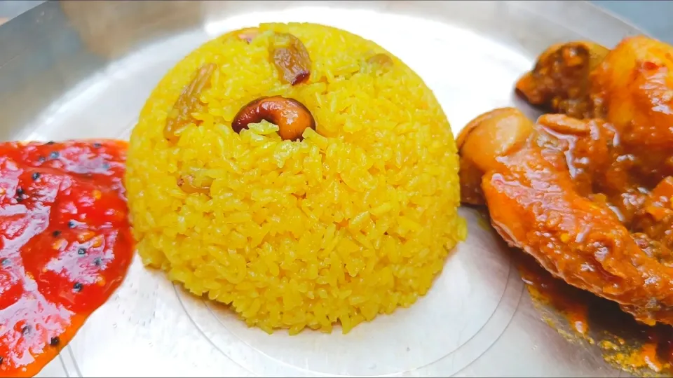 #bengali_sweet_rice with #chicken|RUPA SARKARさん