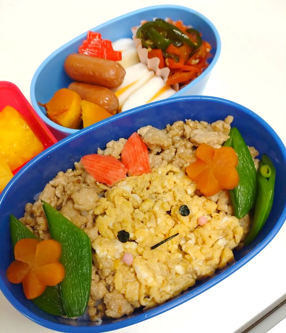 ５歳☆えびフライのしっぽ弁当|ゆりちさん