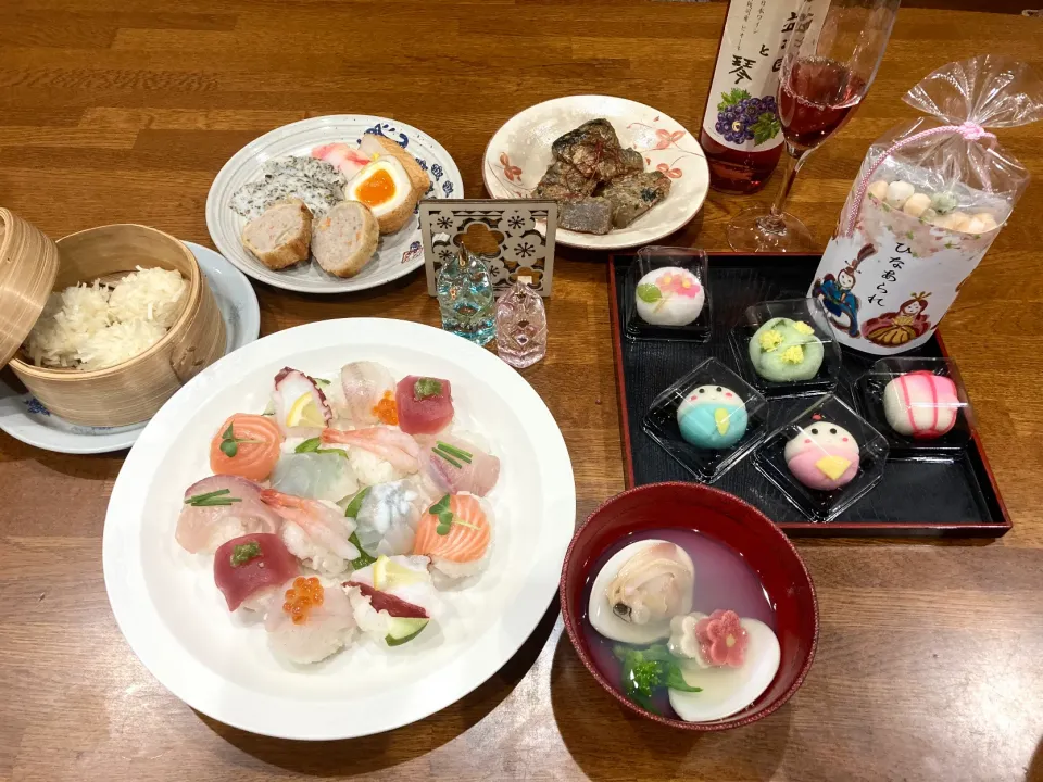 3月3日 ひな祭り🎎の日の晩ご飯|sakuramochiさん