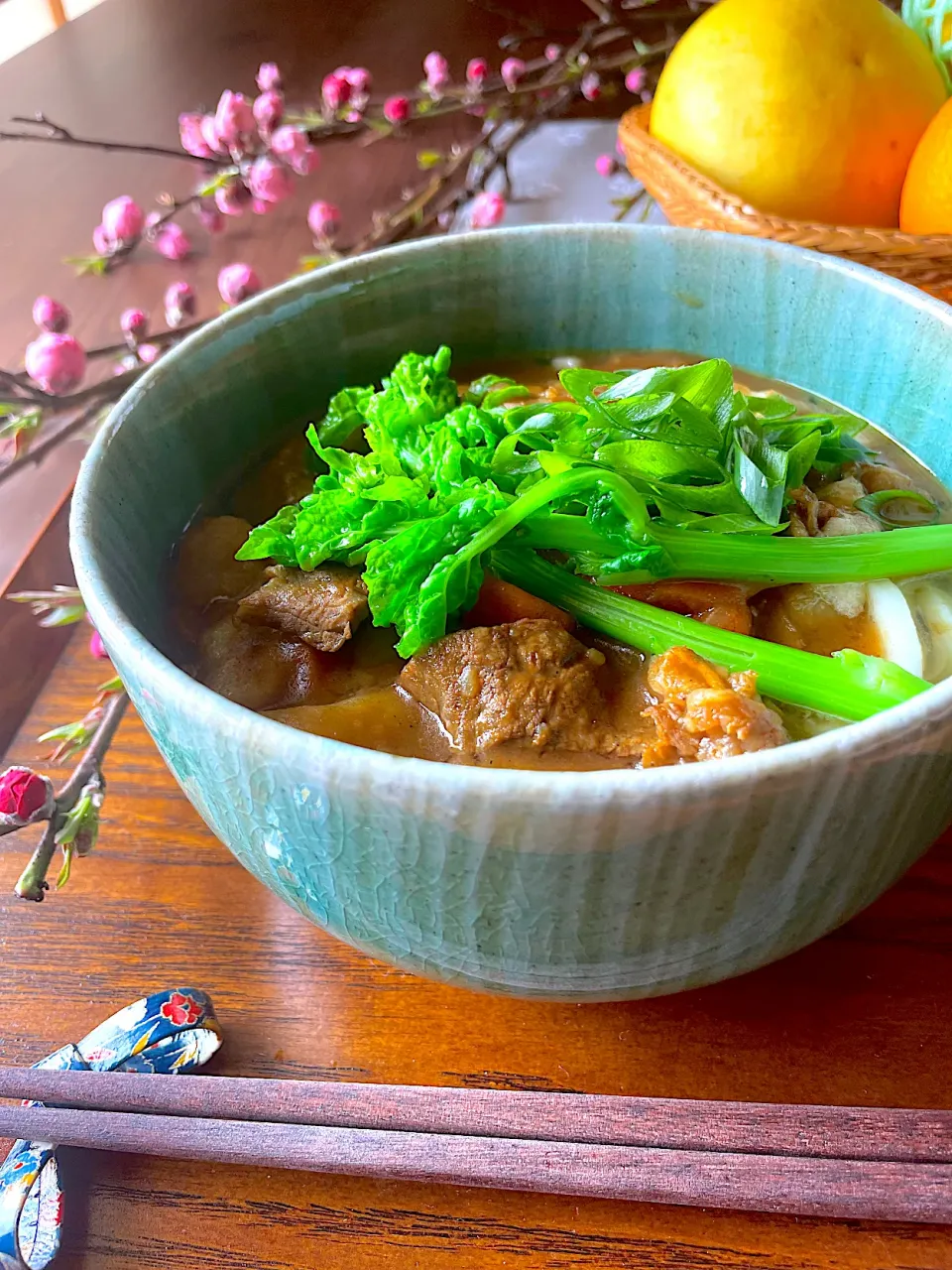 牛すじカレーうどん|サミカさん