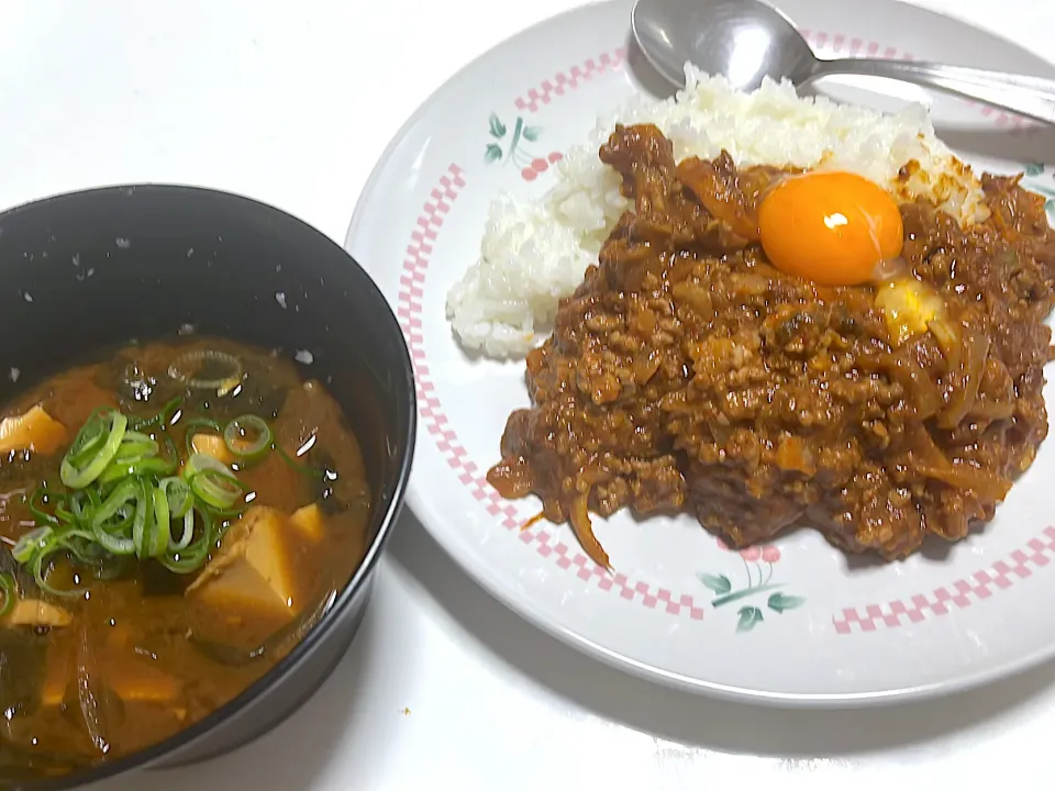 今宵の晩御飯♫〜リメイクしてキーマカレーに〜♫wwwww|Yoshihiro Andoさん