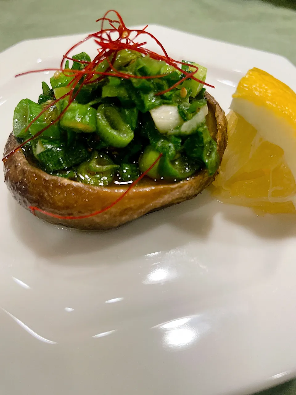 原木椎茸のねぎ塩|Tomo kitchenさん