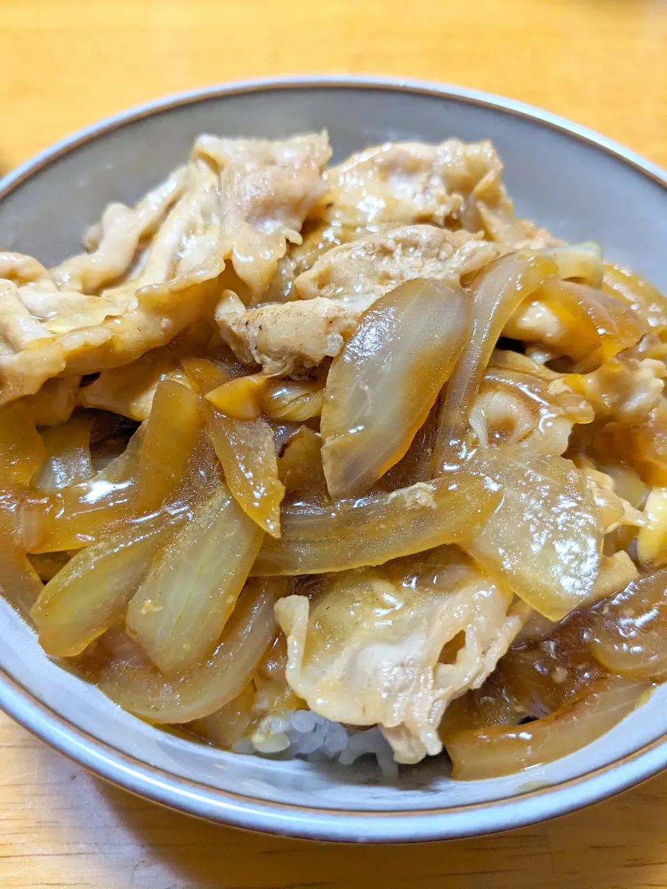 豚の角煮風丼|きなこもちさん