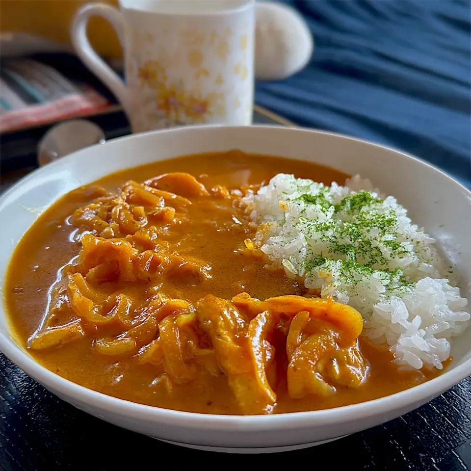 豆乳でまろやか、バターチキンカレー|くまちゃんさん