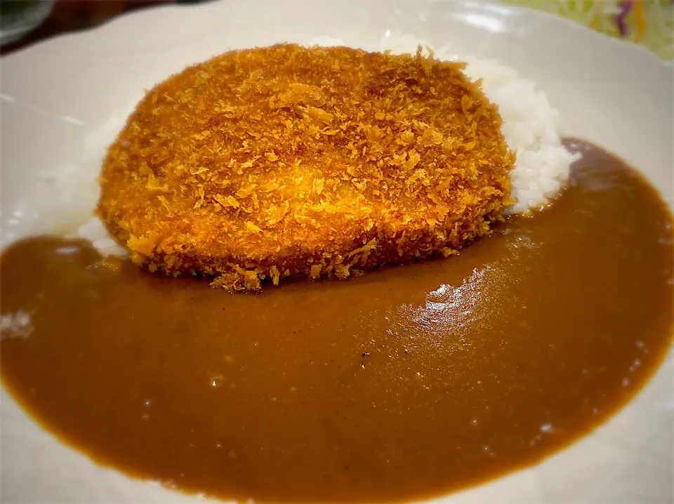 黒豚メンチカツカレー|へろへろさん