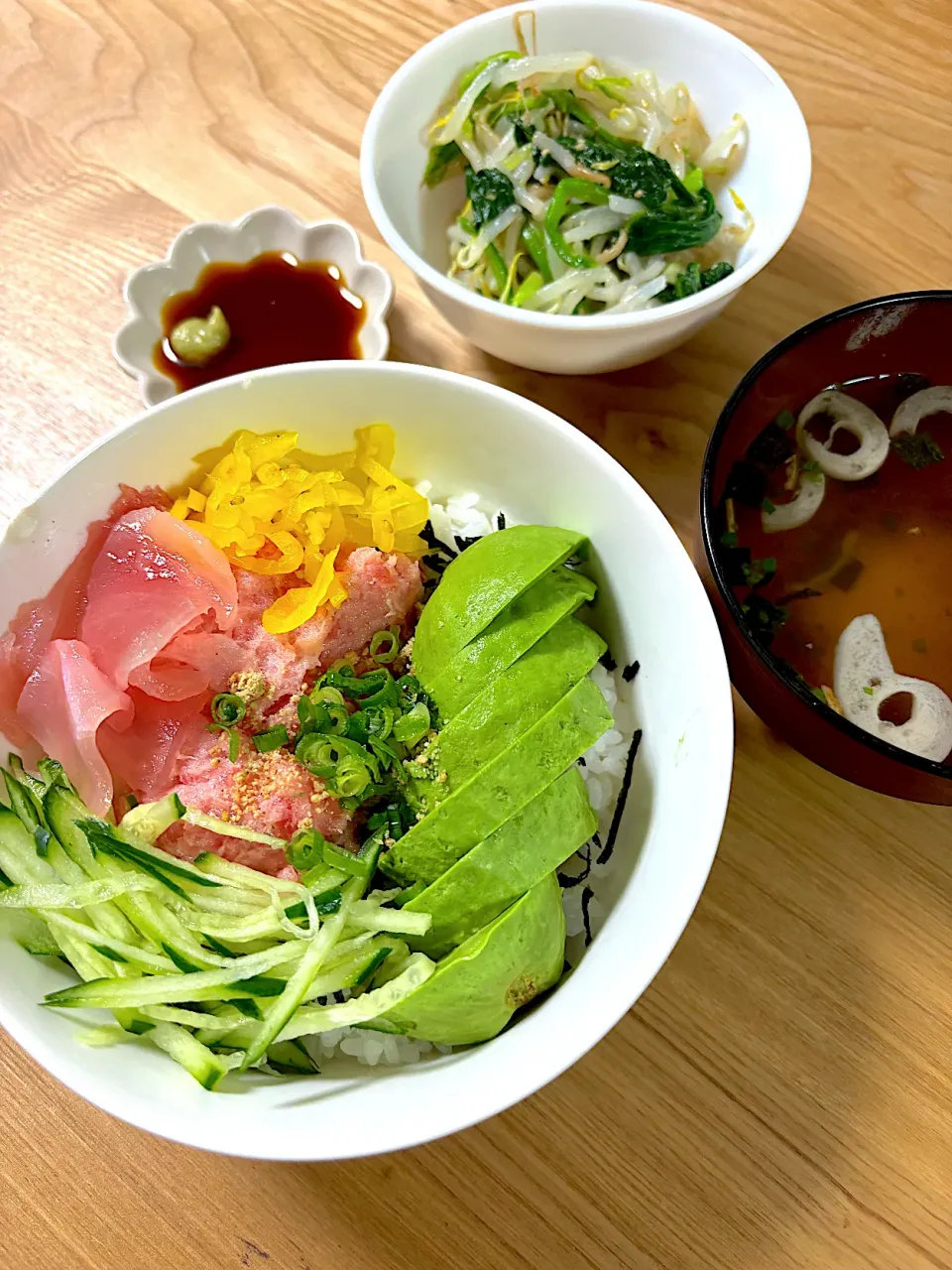 Snapdishの料理写真:ネギまぐろ丼|5ma⭐︎さん