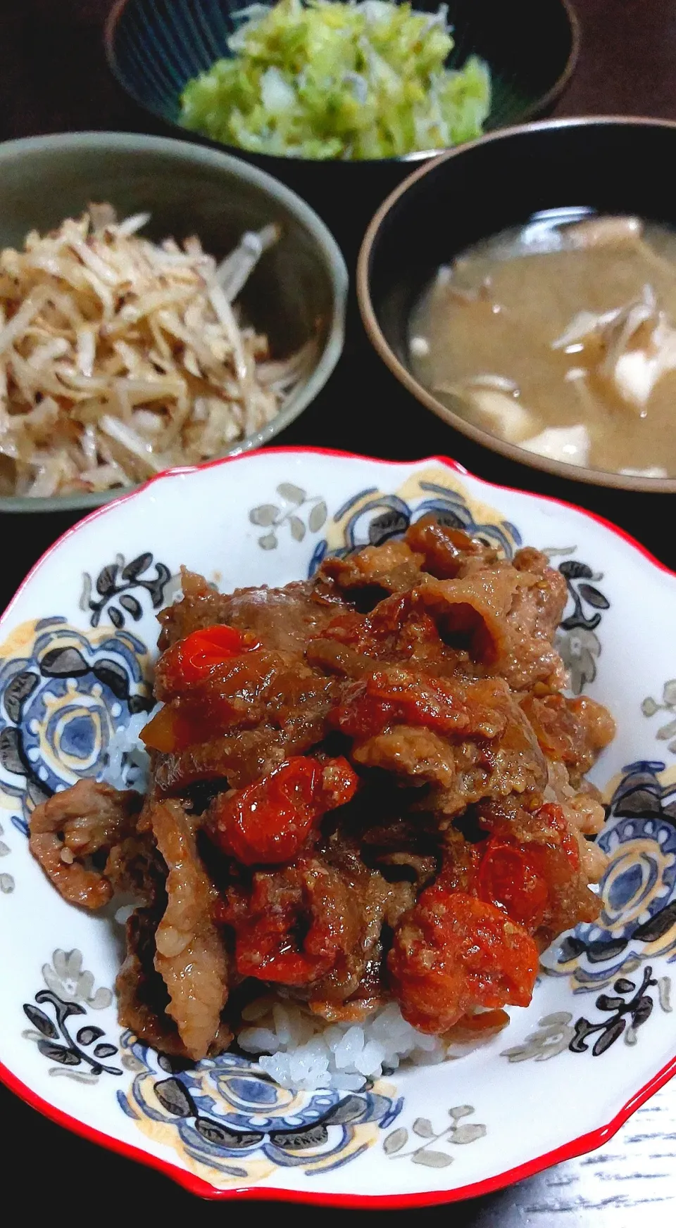 Snapdishの料理写真:豚肉＆トマトの醤油麹漬け|きつねさん