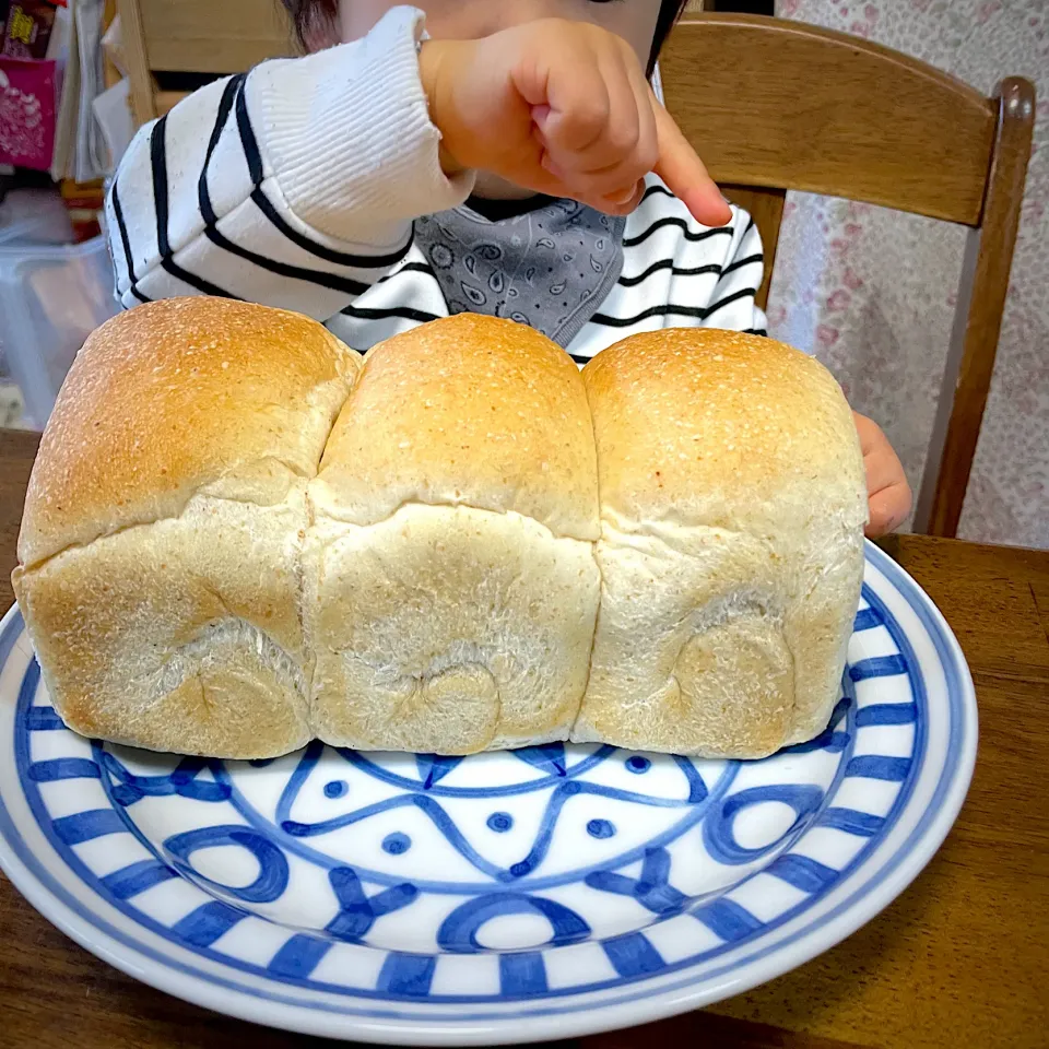 Snapdishの料理写真:全粒粉食パン🍞|まり＊さん