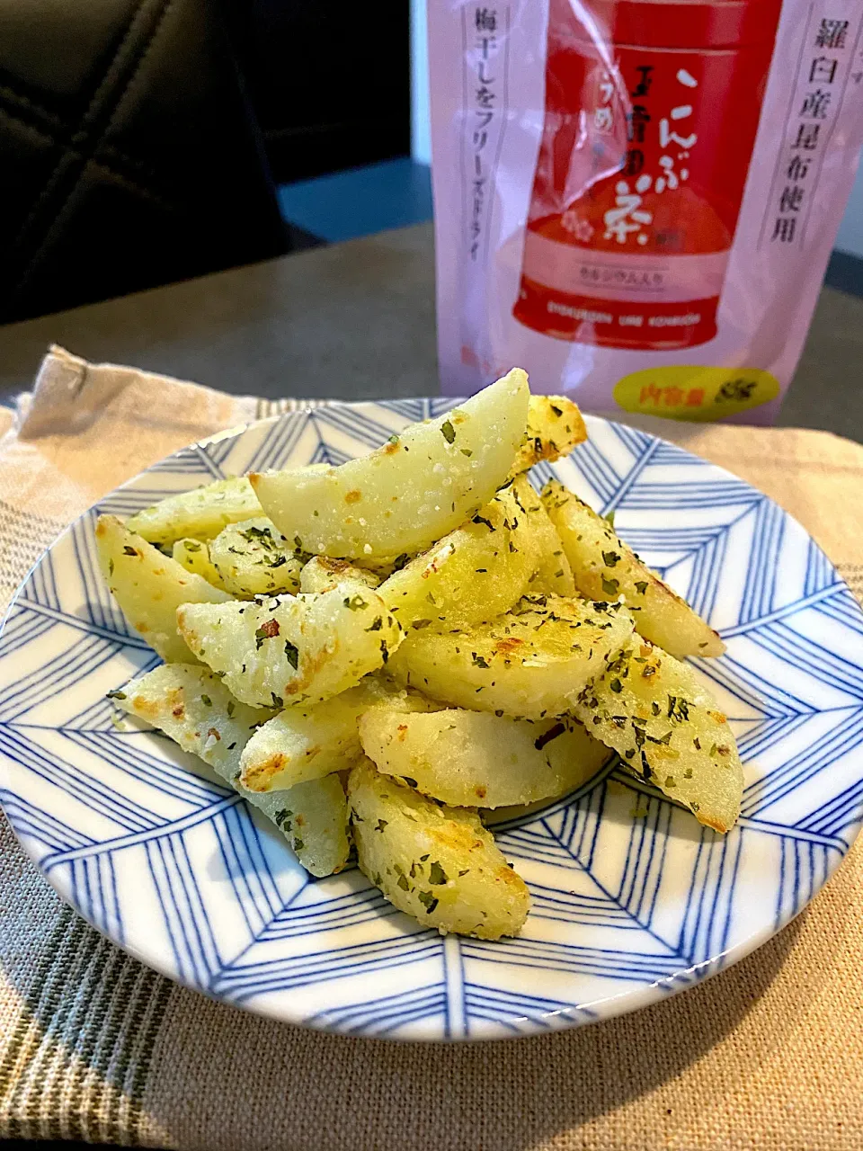 梅昆布茶の海苔ポテト|ちぐあささん