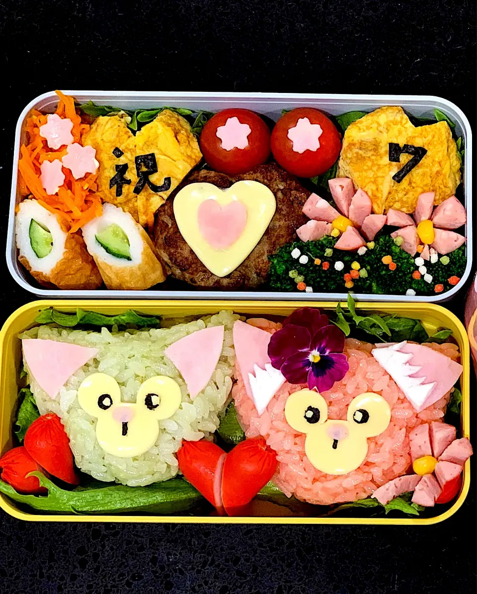 Snapdishの料理写真:結婚7周年記念弁当|usapinkさん