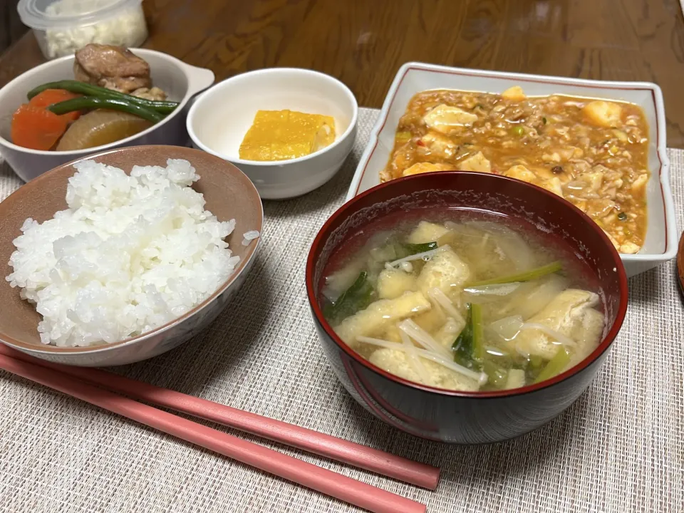 煮物と麻婆豆腐|yukiさん