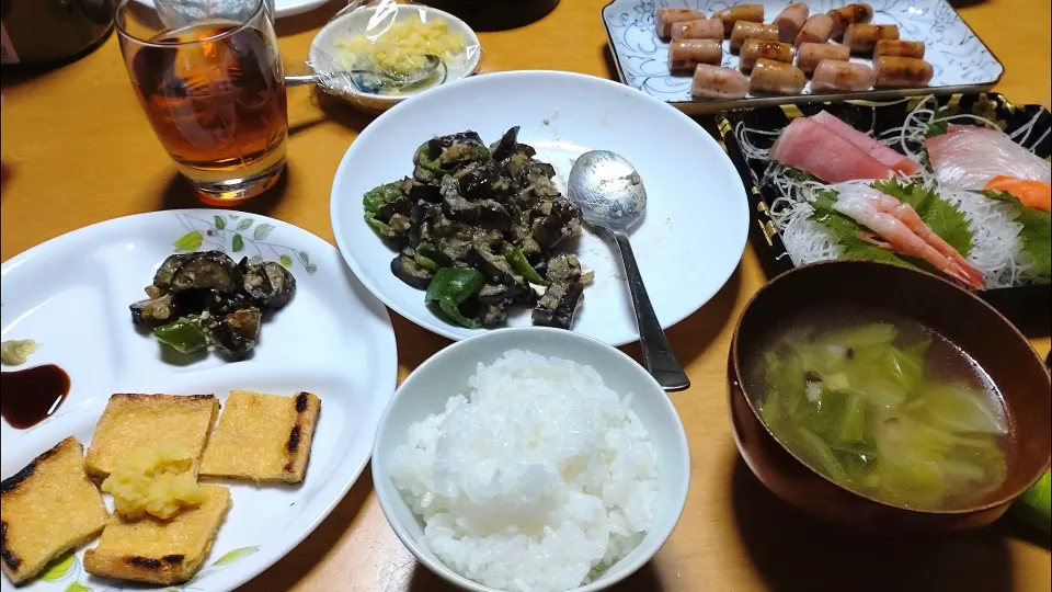 Snapdishの料理写真:晩ごはん|しまだ ちえこさん