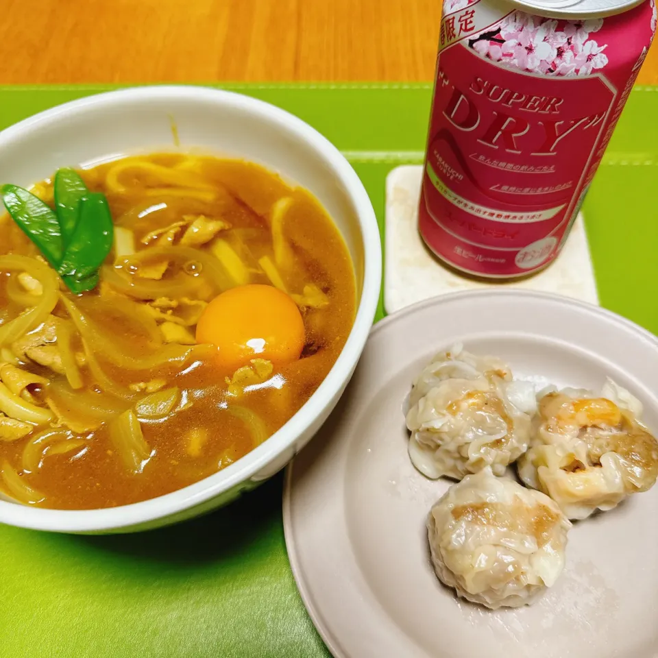 カレーうどん
冷凍しゅうまい|naoさん