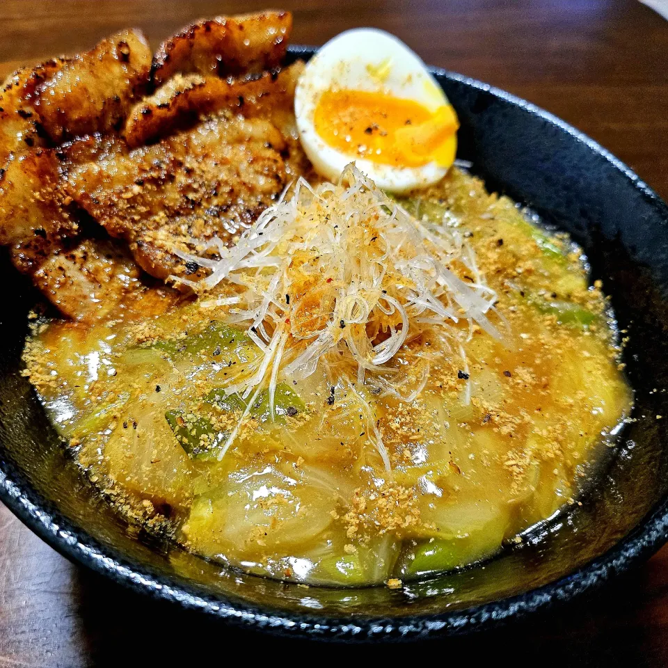 白菜あんかけ丼|にきじろうさん