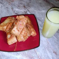 Egg Coated Fried Yam with Ginger Drink |NENNE'S KITCHENさん