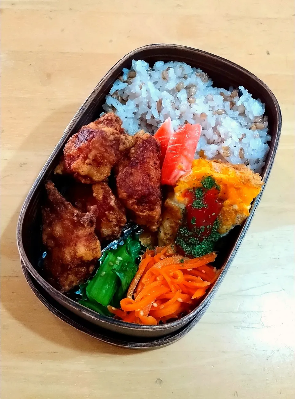 Snapdishの料理写真:唐揚げ弁当|NOZUさん