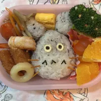 Snapdishの料理写真:トトロ幼稚園お弁当|リリさん