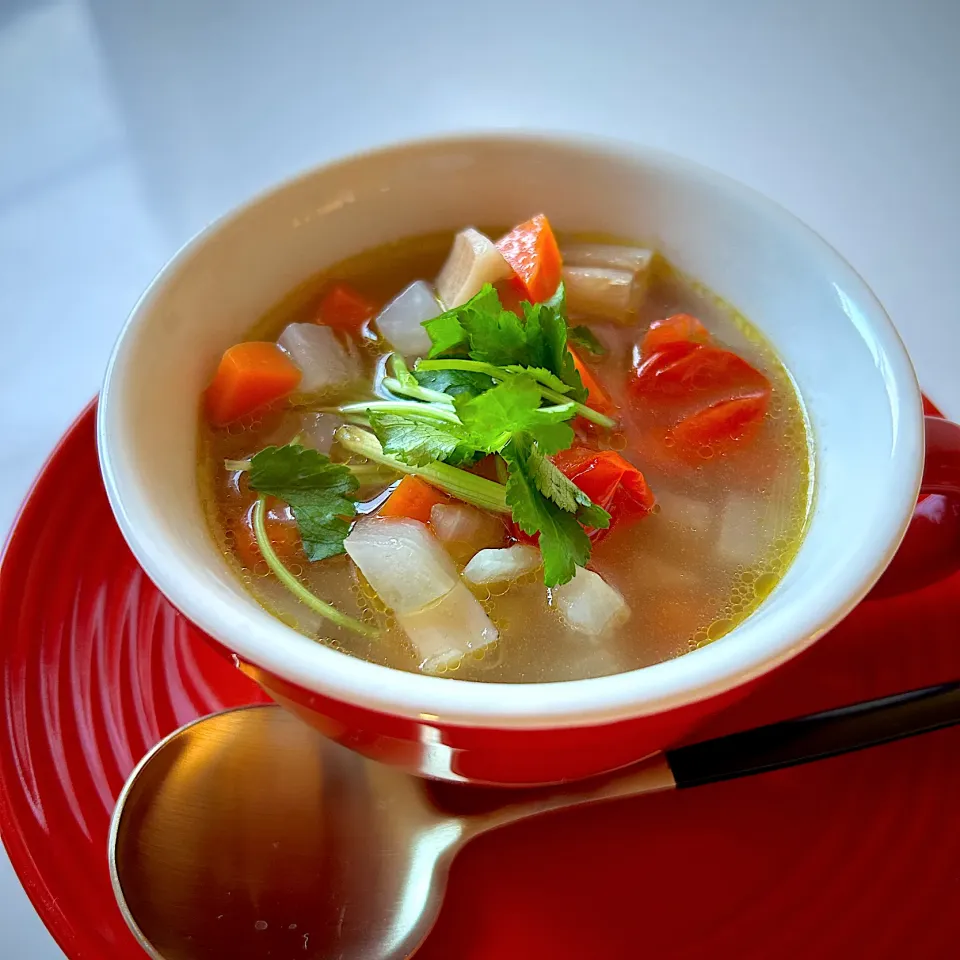 ごろっと根菜ミネストローネ|はるち- ̗̀ ☺︎  ̖́-さん