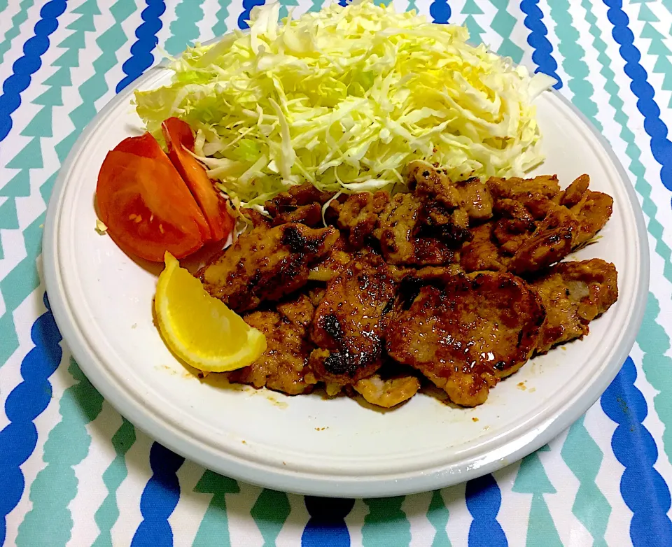 豚肉の麹味噌焼き|ももさん