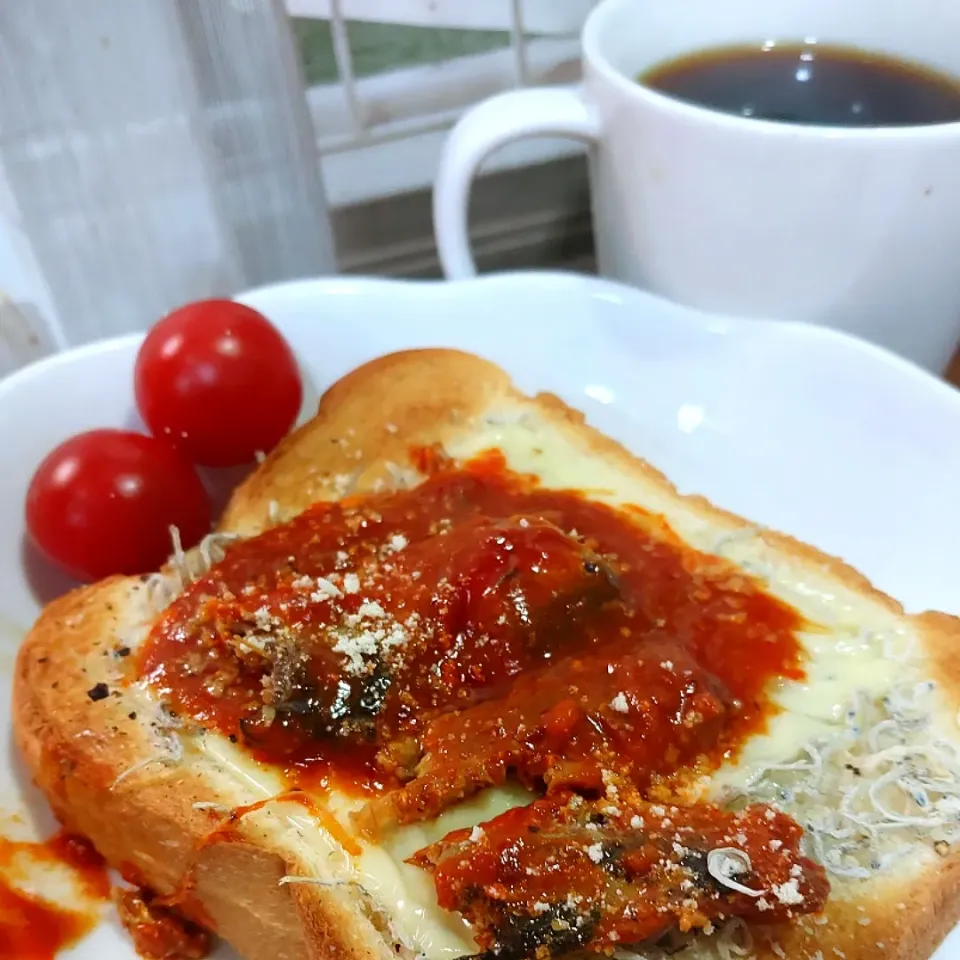 Snapdishの料理写真:朝ごパン😁😋🙆|🐧ペンギン2さん