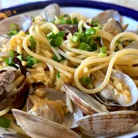 春のアサリ☘️ボンゴレスパゲティ