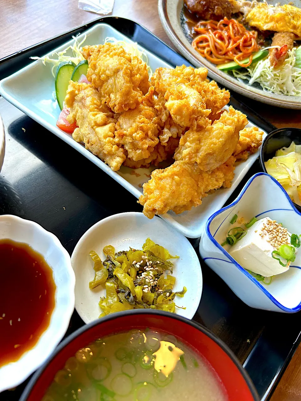 とり天定食|彩子さん