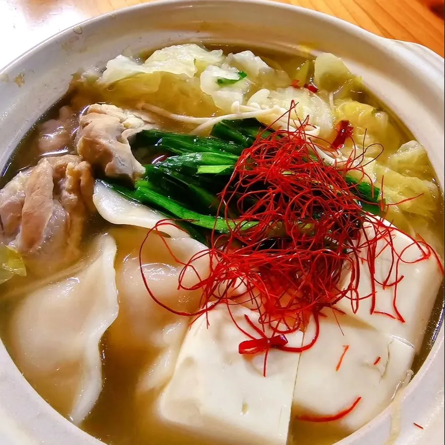 「鶏と水餃子のもつ鍋風」|みきやんさん