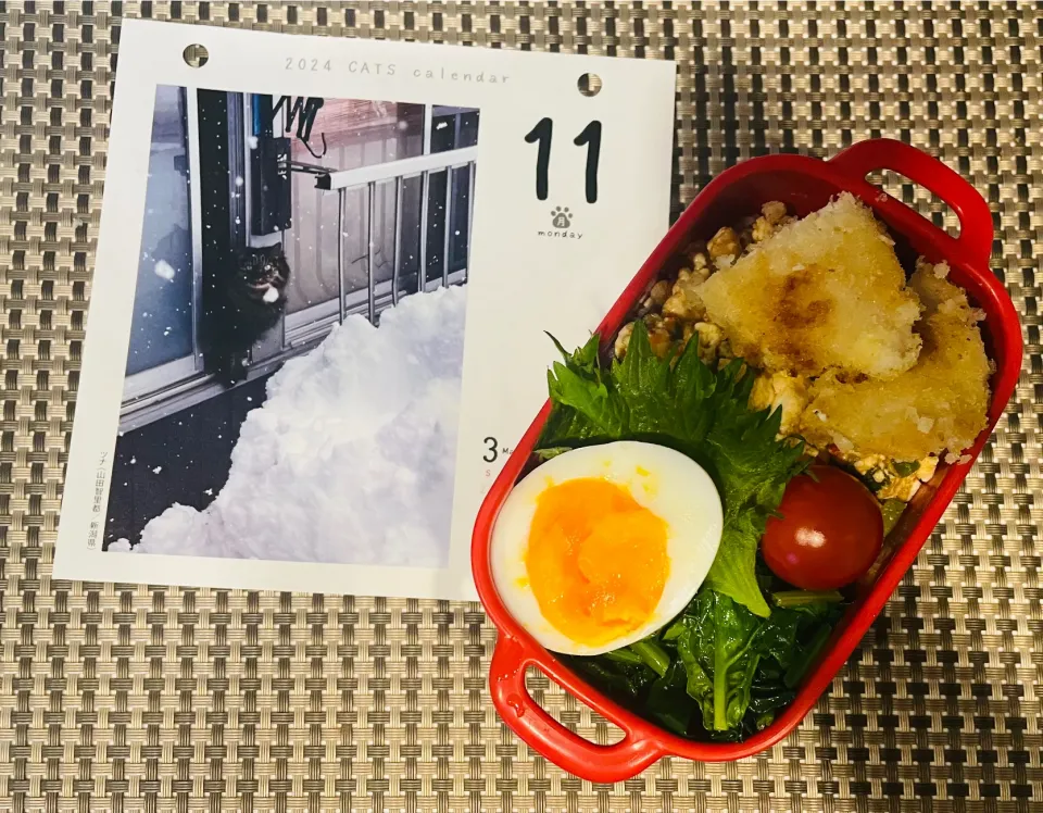 Snapdishの料理写真:20240311🍱今日の自分弁当🍱|akiyo22さん