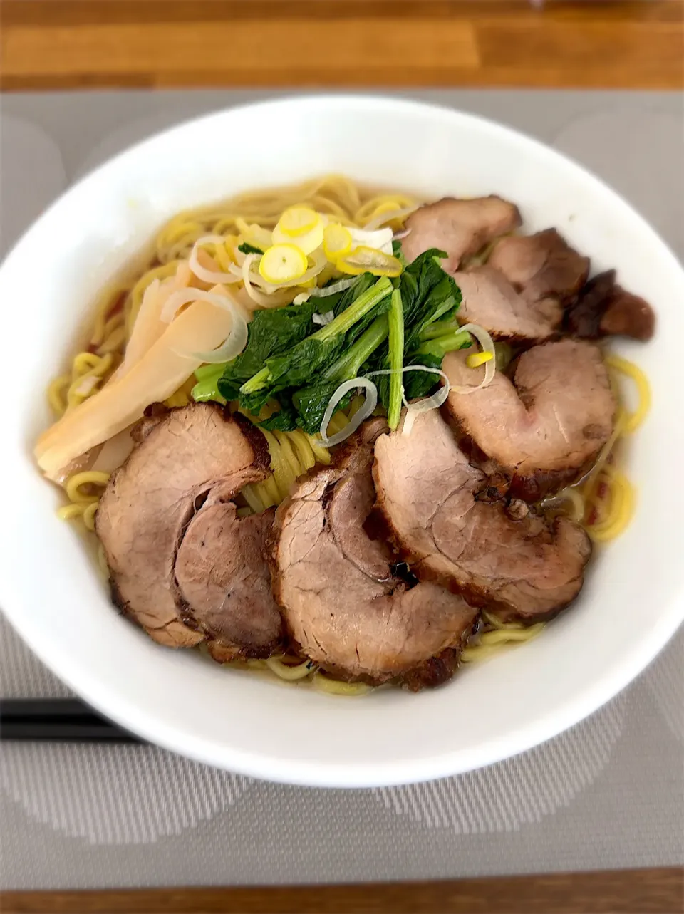 自家製煮豚のチャーシュー麺|morimi32さん