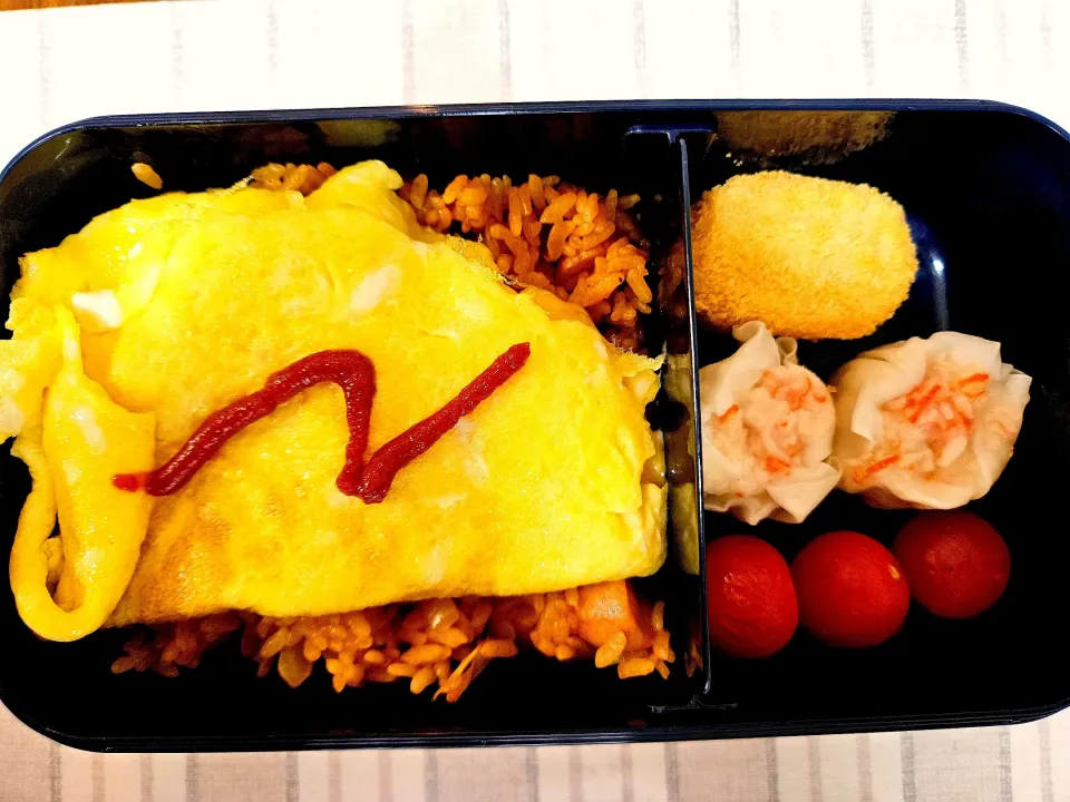 オムライス❤️旦那さんお弁当❤️|かおるcitronさん