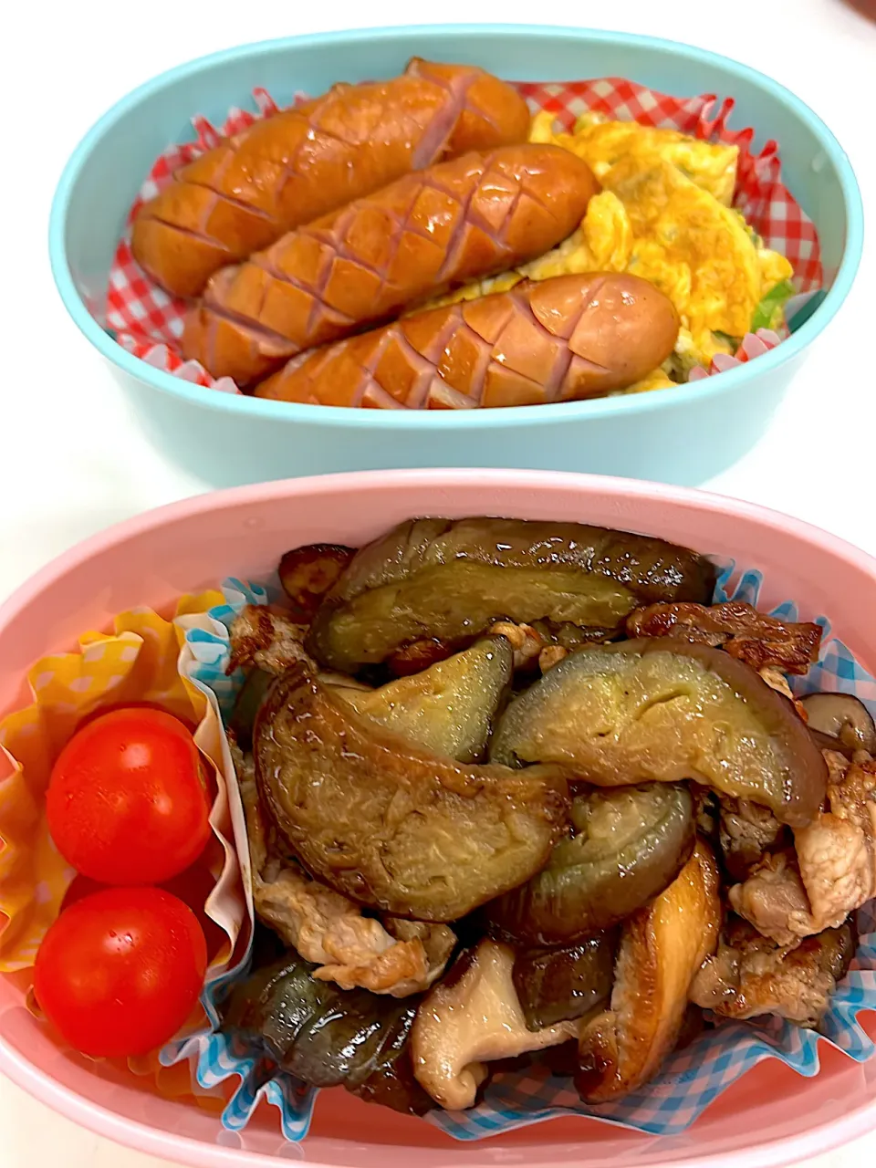 茄子としいたけのオイスターソース炒め弁当|❤︎えっちゃん❤︎さん