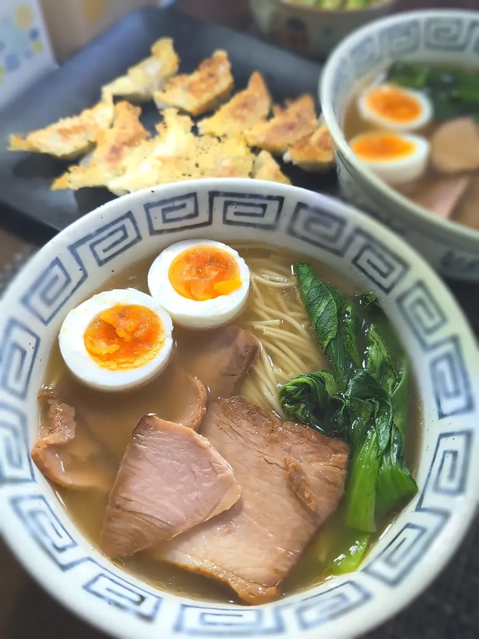 チャーシュー麺＆餃子（昼）|テケテケさん