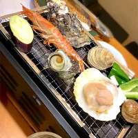 Snapdishの料理写真:浜焼き|Hideomi  Nonakaさん