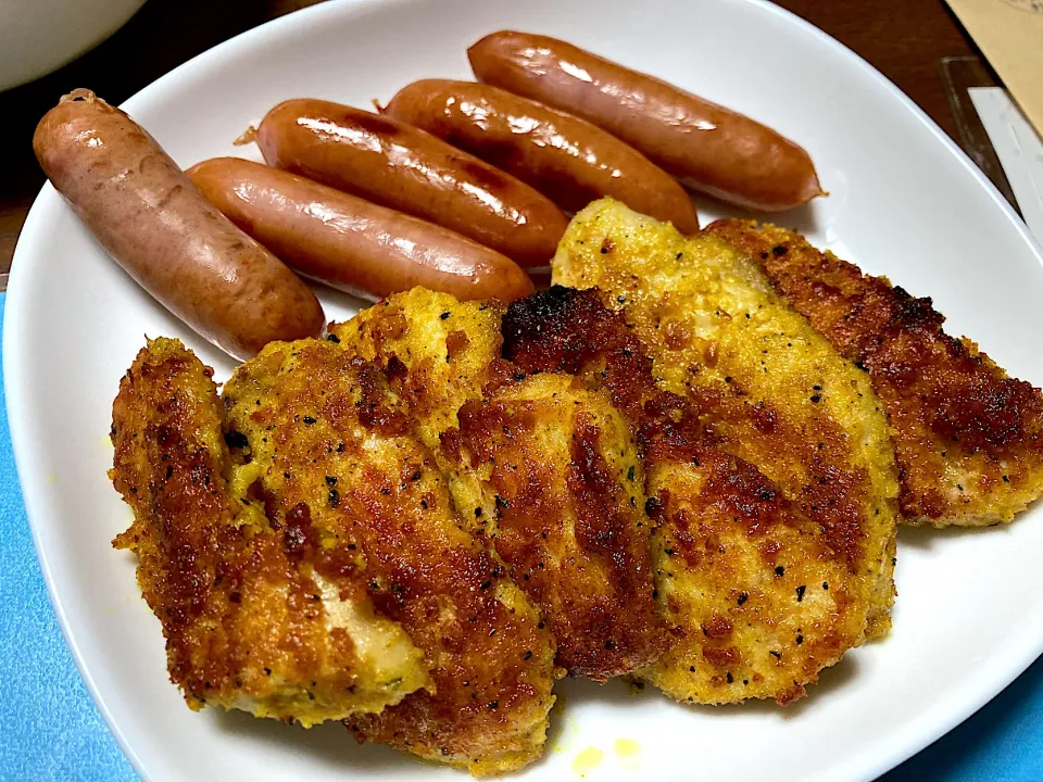 チキンの揚げ焼きカレー風味|はっちぃさん