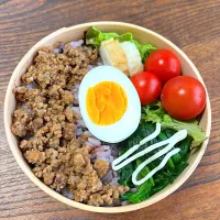 Snapdishの料理写真:そぼろ弁当|純楽亭さん