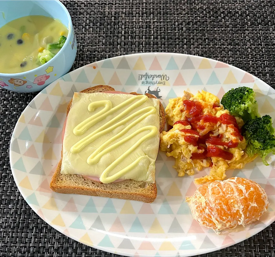 【本日の朝食】|まひるさん