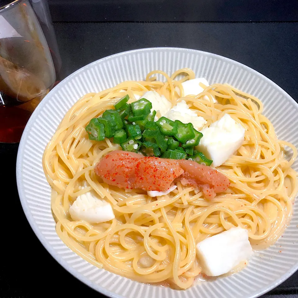 17:53 明太子クリームパスタ🍝|へれ子さん