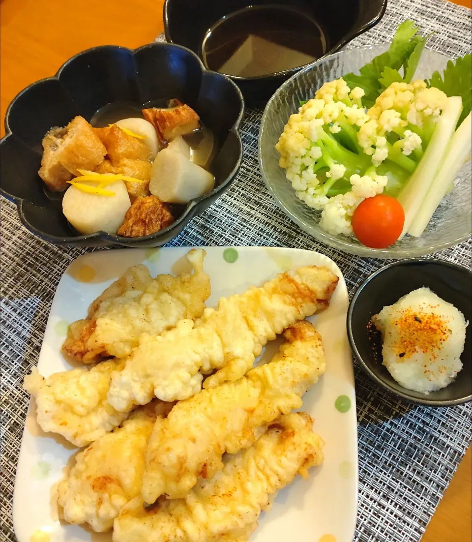 Snapdishの料理写真:☆とり天
☆サラダ
☆里芋煮|chikakoさん