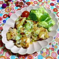 鶏肉のネギダレがけ✨