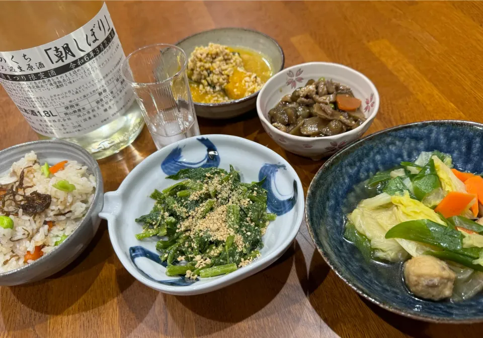 頂き物で 晩ご飯 家呑み🍶|sakuramochiさん