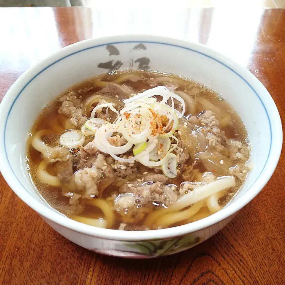 Snapdishの料理写真:吉野家牛丼の具うどん|ソコツモノさん