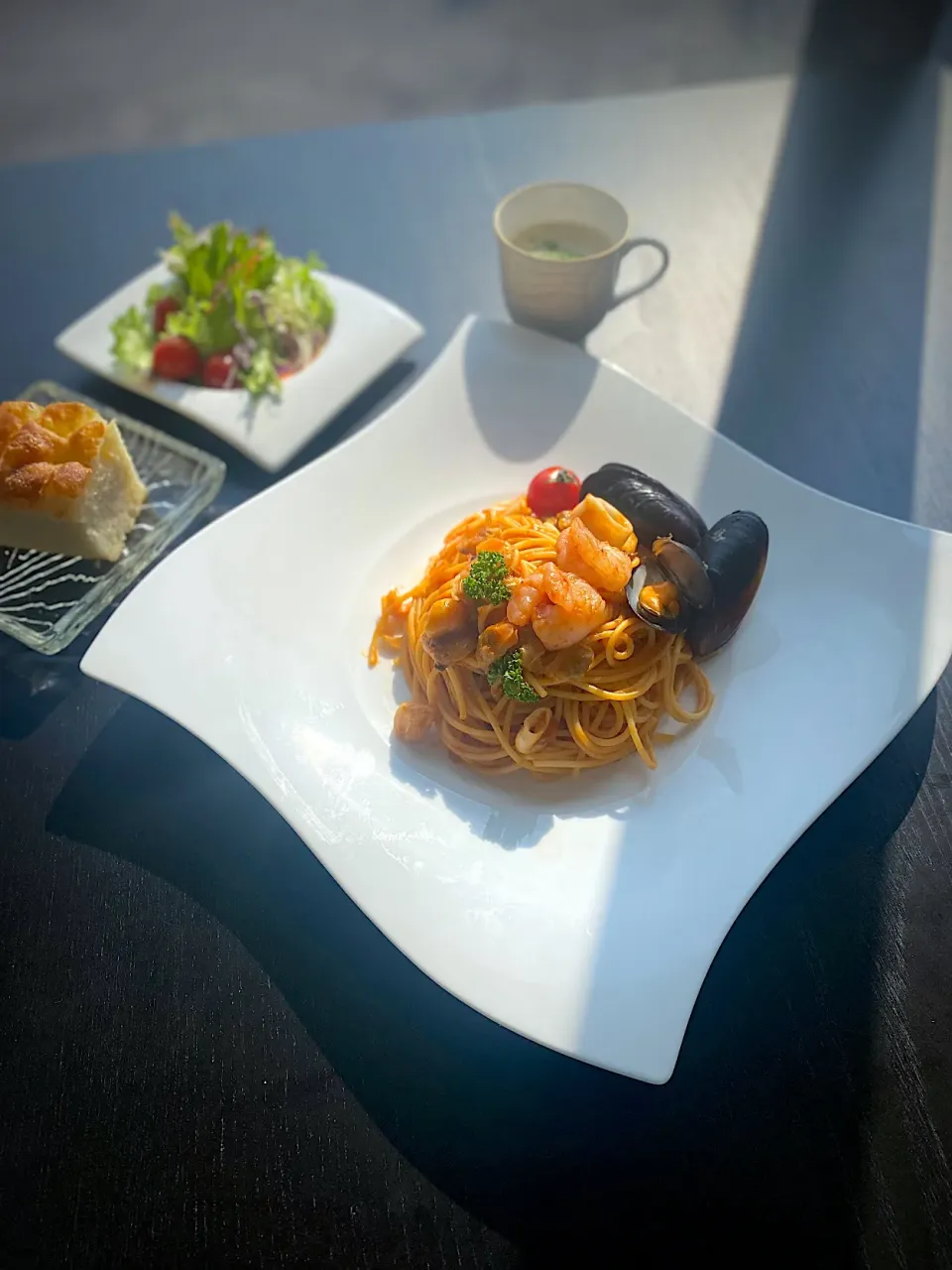 シーフードパスタ🍝ランチ|Tammyさん