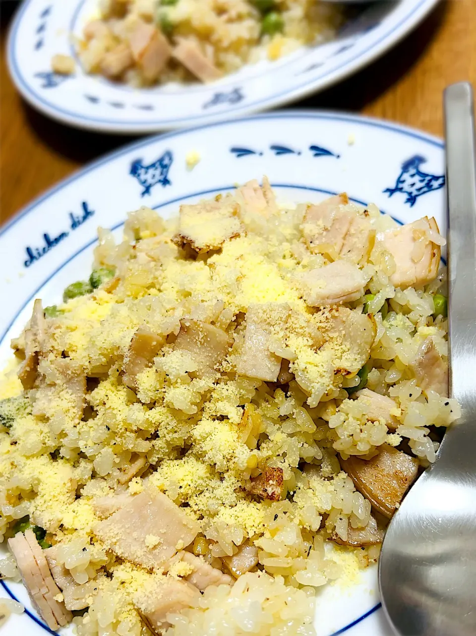 ”グリーンピース炒飯”@ 自飯飯|平大さん