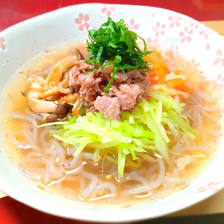 すじトロ肉のこんにゃくラーメン、いりこと牛の旨味スープで。|beautywaterさん